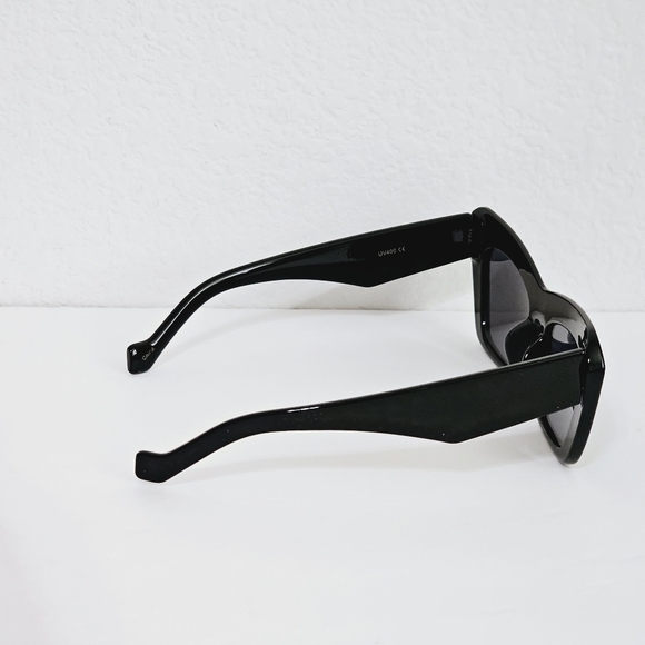 New! 2 Pack Kenna Cat Eye Sunglasses Black Brown Tortoise Shell Bundle main image 4